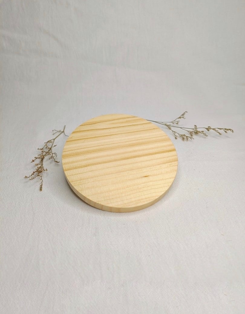 Coffee Cup Insulation Pad, Natural Wooden Coasters 1