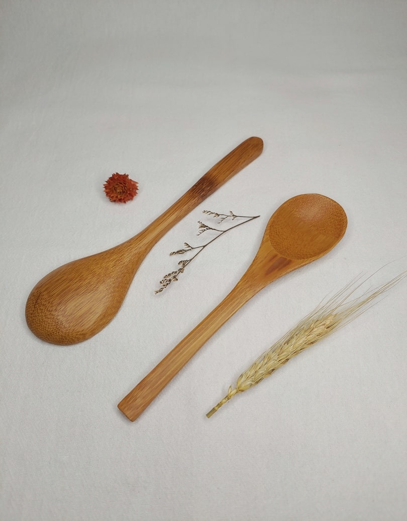 Handmade Bamboo Coffee Spoon, Tea Espresso Bamboo Spoon 1